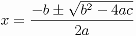 Formula de Bhaskara