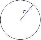 como calcular area do circulo