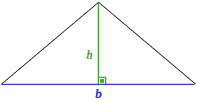 como calcular area do triangulo
