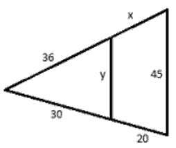 Semelhança de triângulos exercícios resolvidos 02